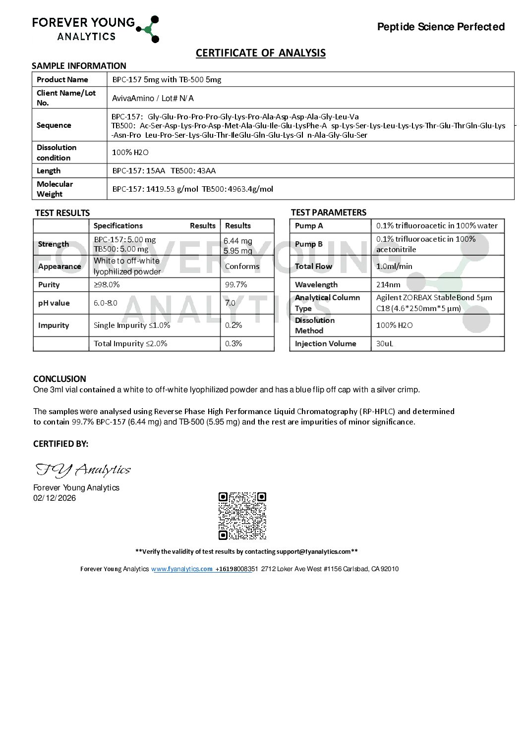 BPC157/TB500 10mg - Image 2